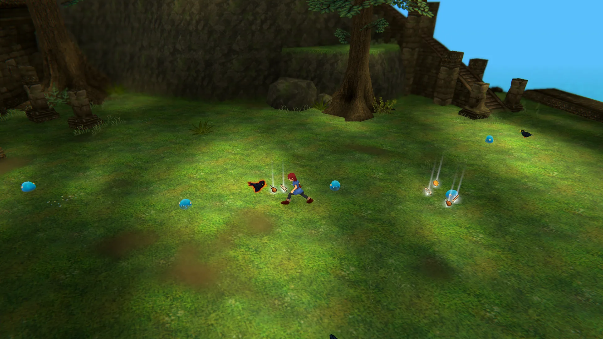 Torebia combat encounter on an awakened island